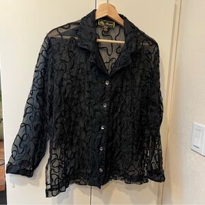 Vintage Silk Button Up